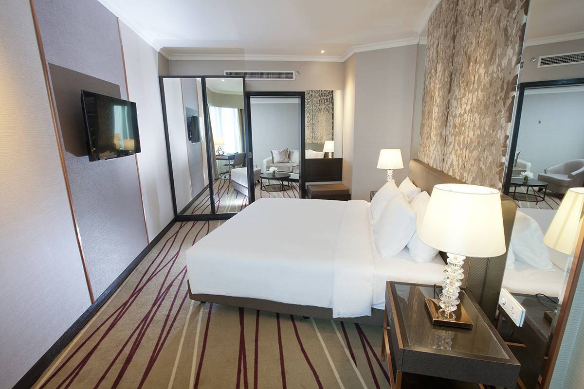 The Dorsett Suite One-bedroom suite with spacious living room, ideal for business travellers