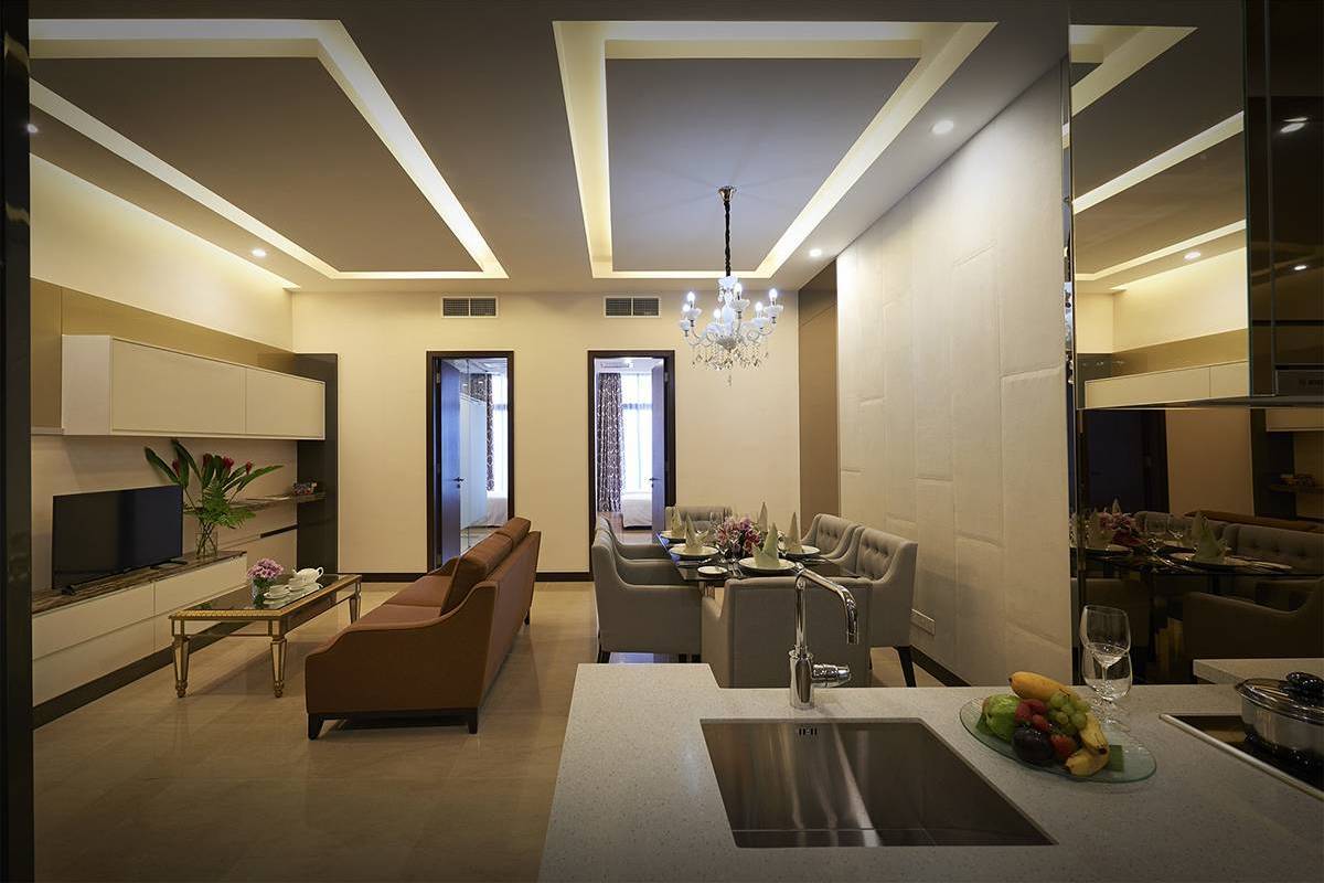 双卧室公寓套房 - 武吉免登帝盛服务式公寓 设计现代时尚，适合长住宾客