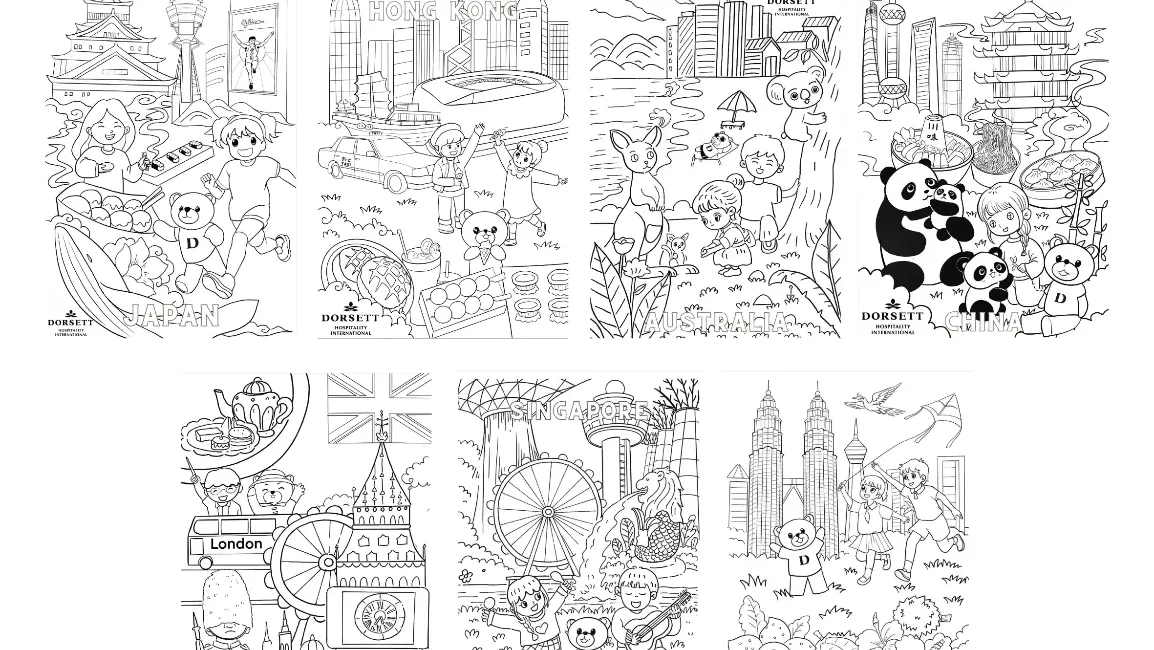 Dorsett Kids Coloring Paper