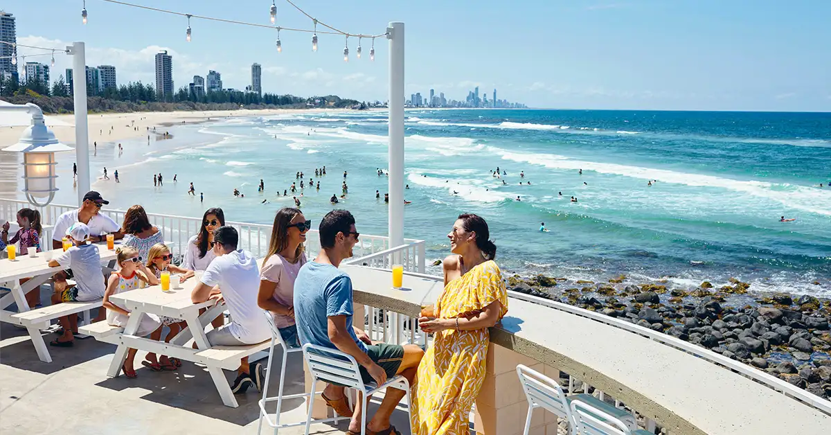 bar area with views of burleigh qld