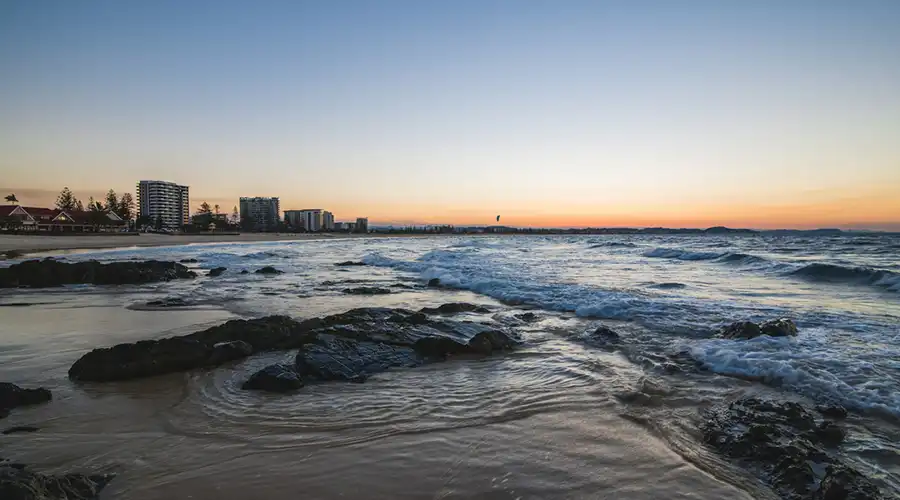 Kirra Point sunset view