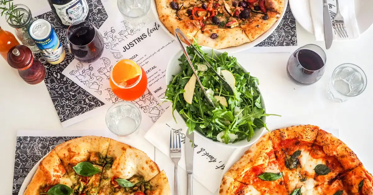 Pizza and pasta bursting with flavour at Justin Lane