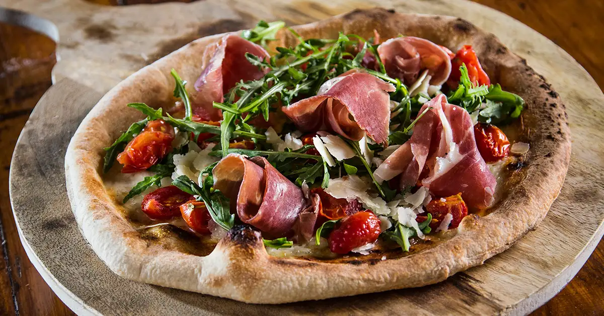 Woodfired pizza at Cucina Vivo, The Star