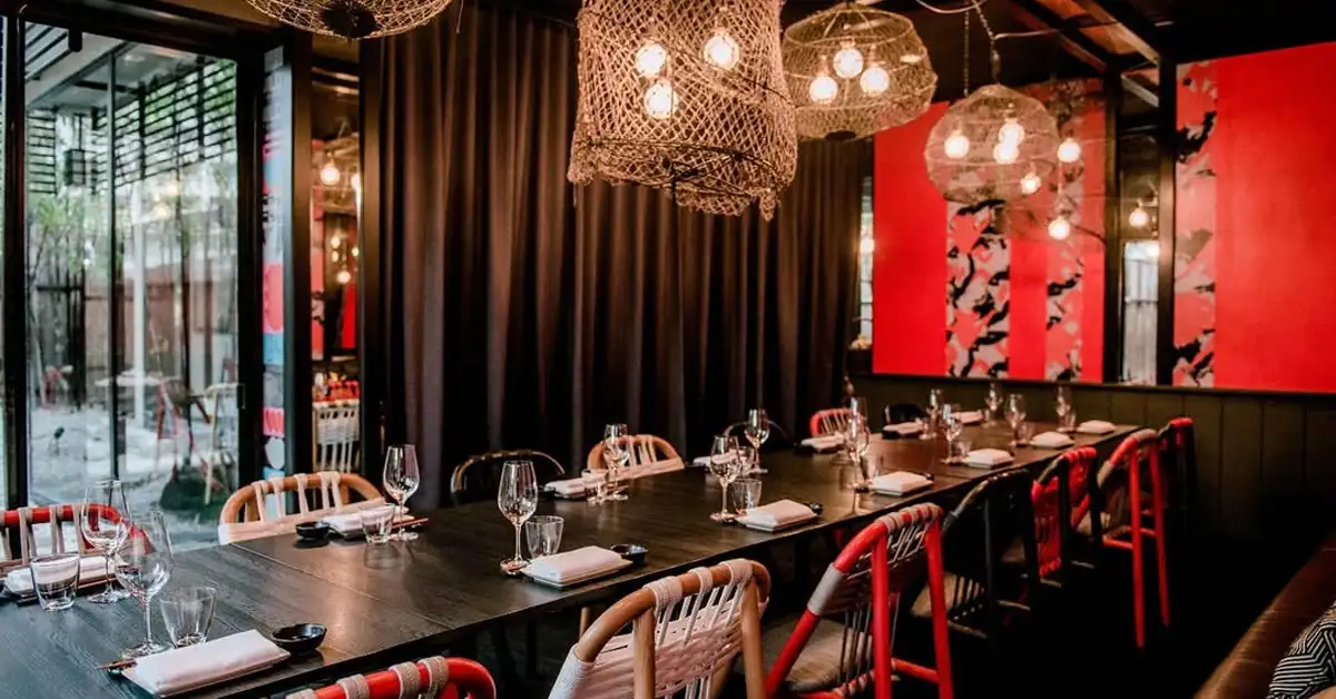 Interior of Yamagen Japanese restaurant