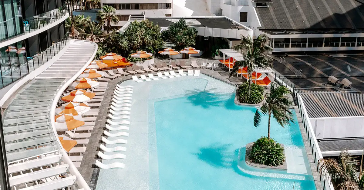 Sky high Isoletto Pool Club, Dorsett Gold Coast