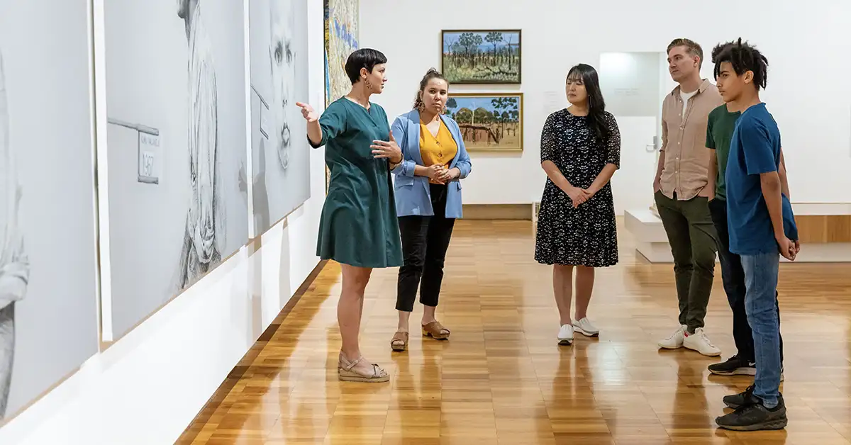 Guided tour at Queensland Gallery of Modern Art