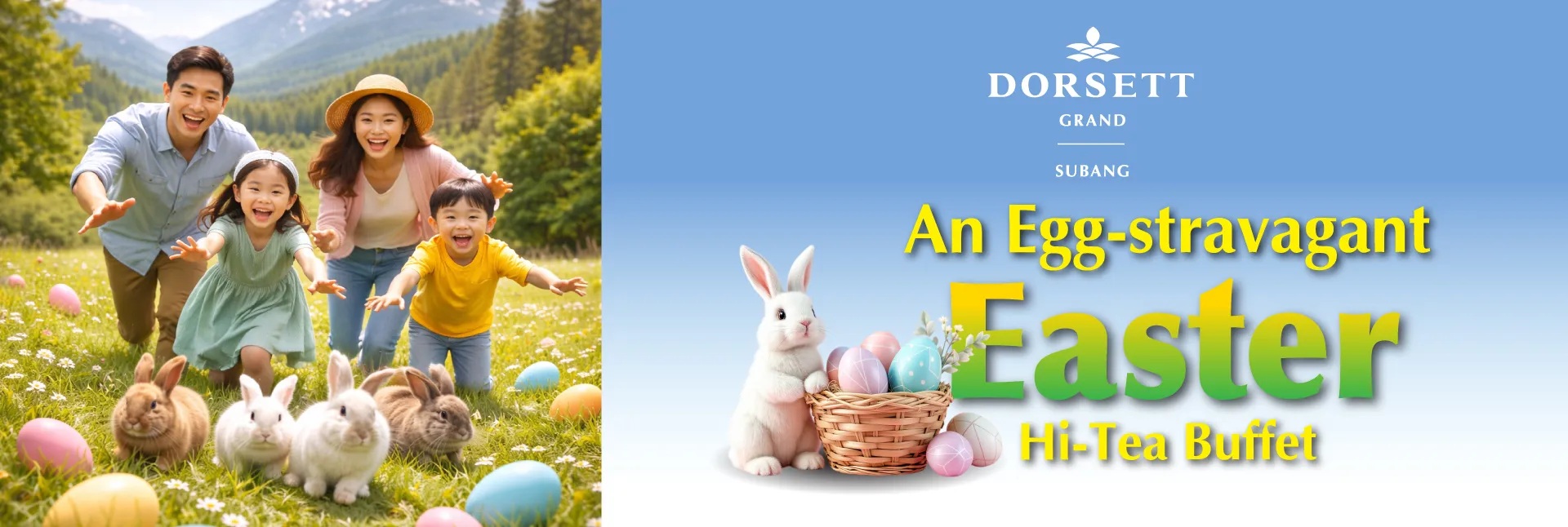 An Egg-stavagant Easter Hi-Tea Buffet