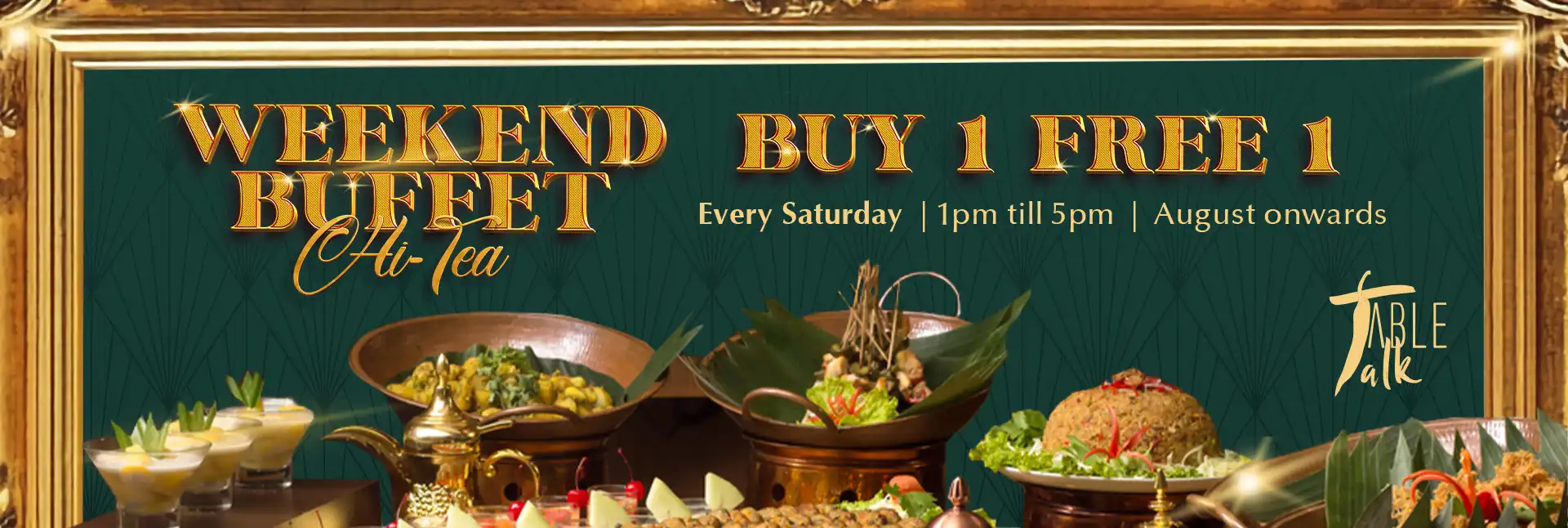 Weekend Buffet Hi-Tea