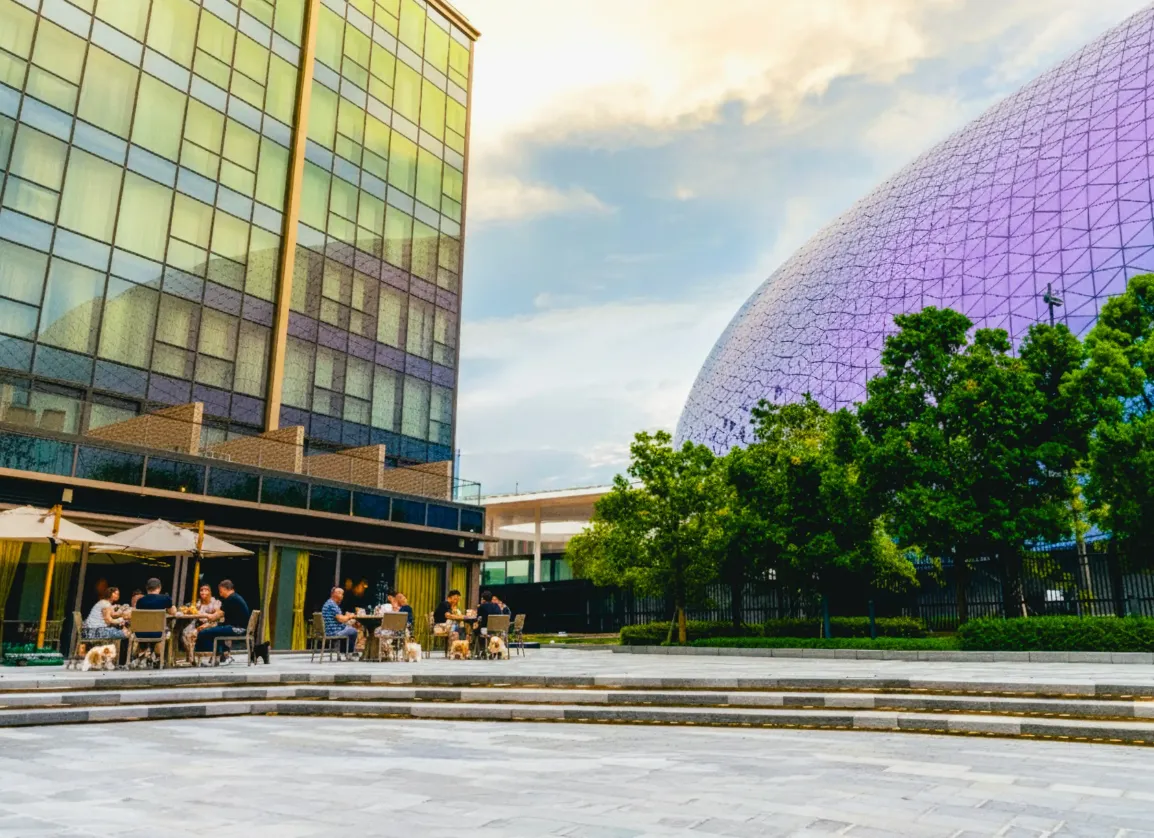 Pet-Friendly Dining- Outdoor Dining Area
