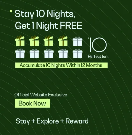 Perfect 10 Stay 10 Nights, Get 1 Extra Free, Direct Booking Campaign