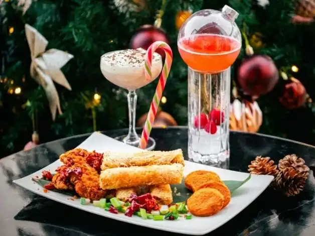 A Festive Toast for Two at Jin Bo Law Skybar