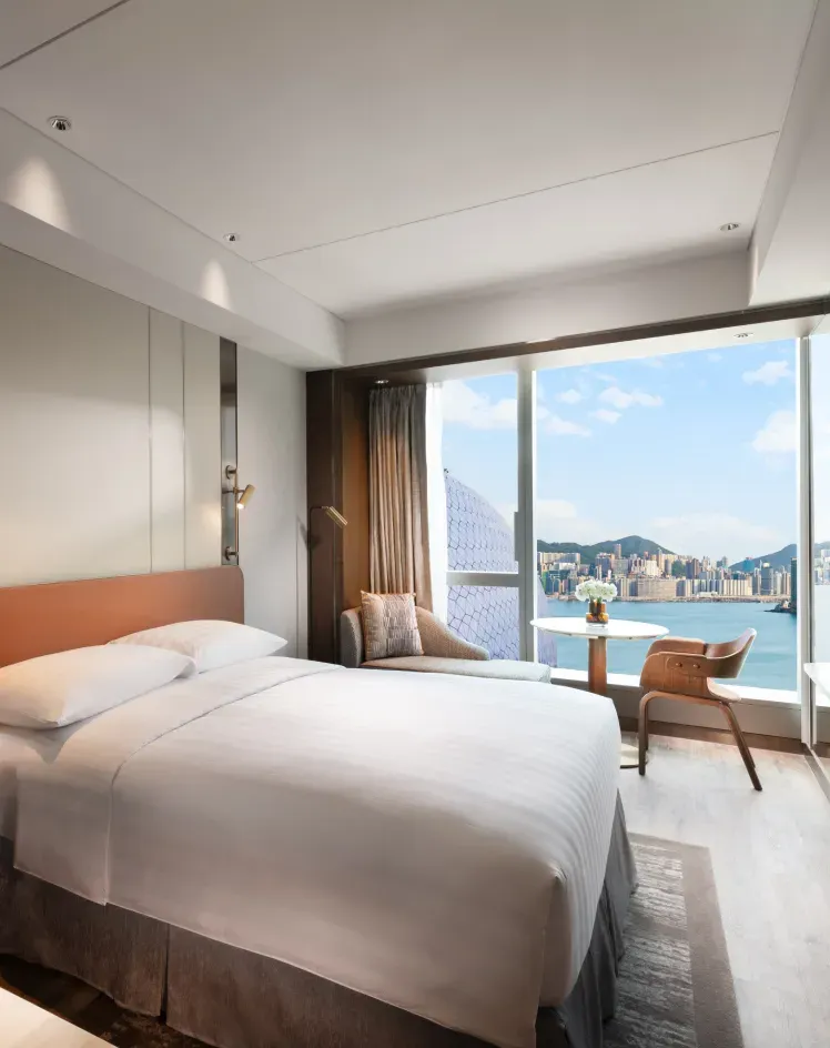 Premier Harbour View Room of Dorsett Kai Tak.