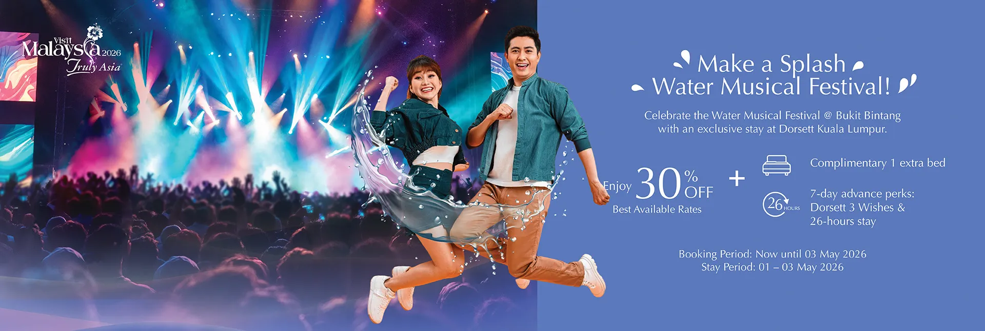 Water Musical Festival at Bukit Bintang