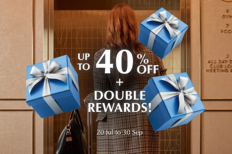 Double Points, Double Your Rewards – Members Enjoy Up to 40% Off Direct Bookings