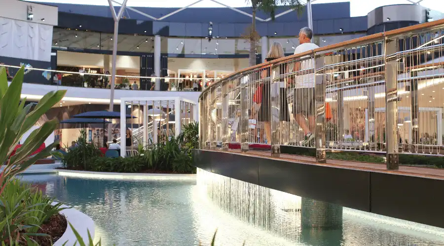 People shopping at Pacific Fair Shopping Centre People shopping at Pacific Fair Shopping Centre