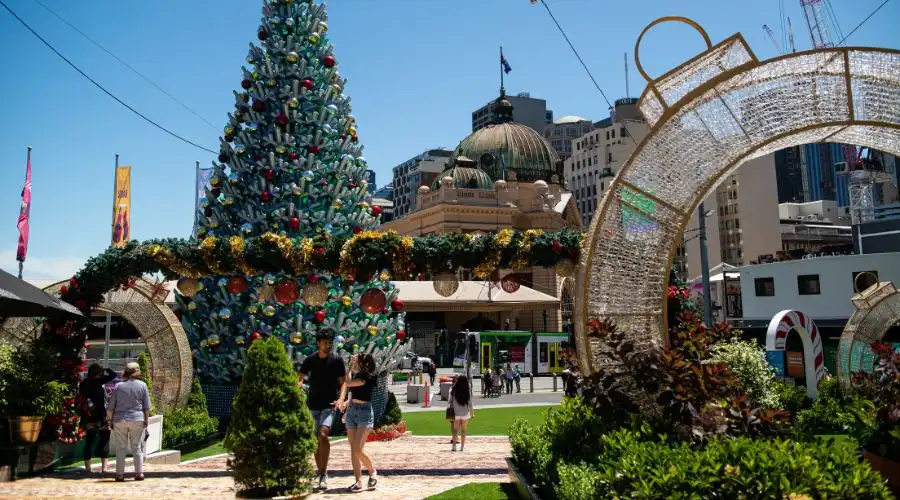 Federation Square at Christmas