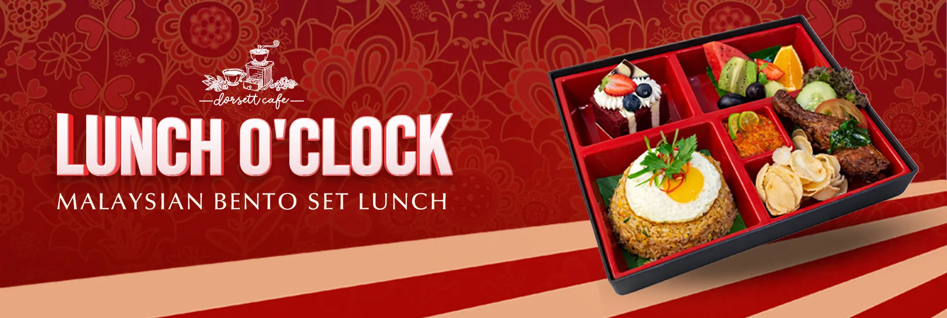 Lunch O’Clock Malaysian Bento Set Lunch