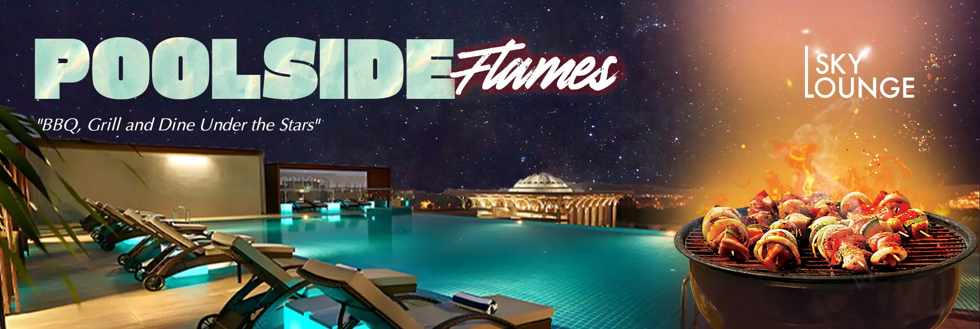 Poolside Flames - BBQ and Grill