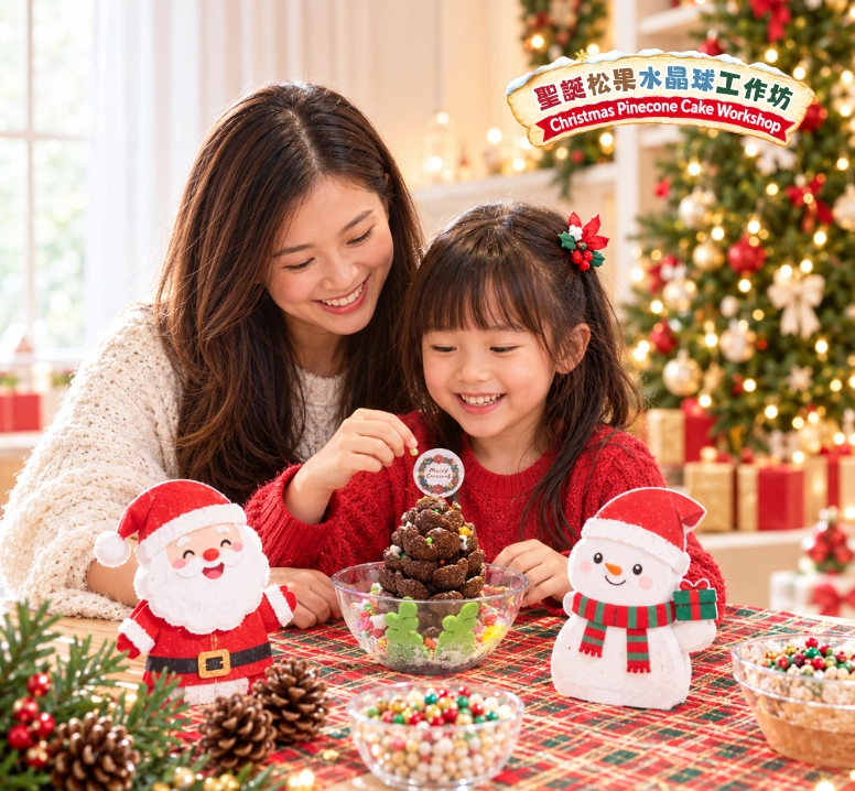 Christmas Pinecone Cake Workshop @ Kids Zone