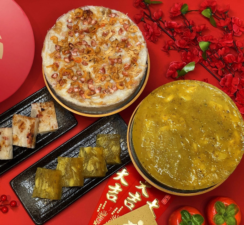 Chinese New Year Puddings