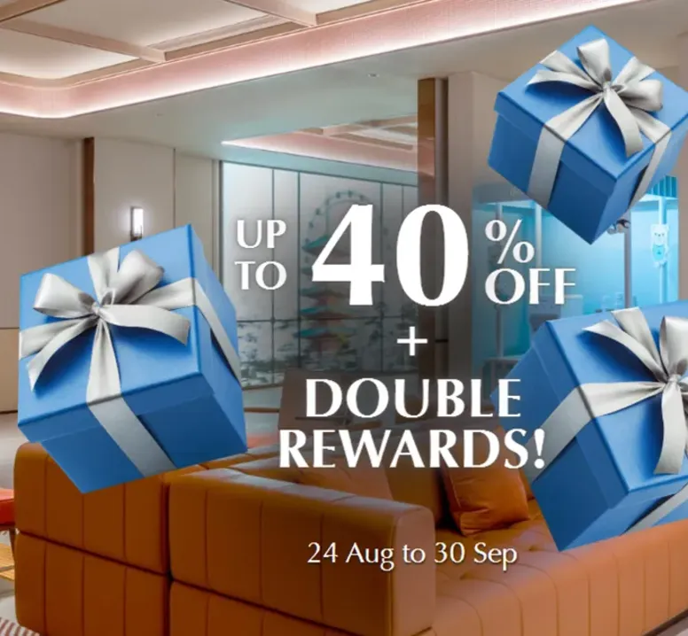Double Points, Double Rewards – Save Up To 40% For DYR Members