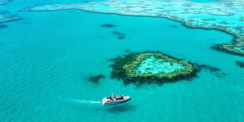 Heart Reef at Great Barrier Reef