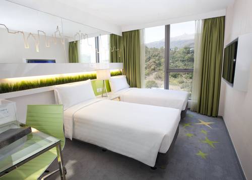 帝盛雙床房 客房擁有寬敞的空間，設計運用清新和現代化元素