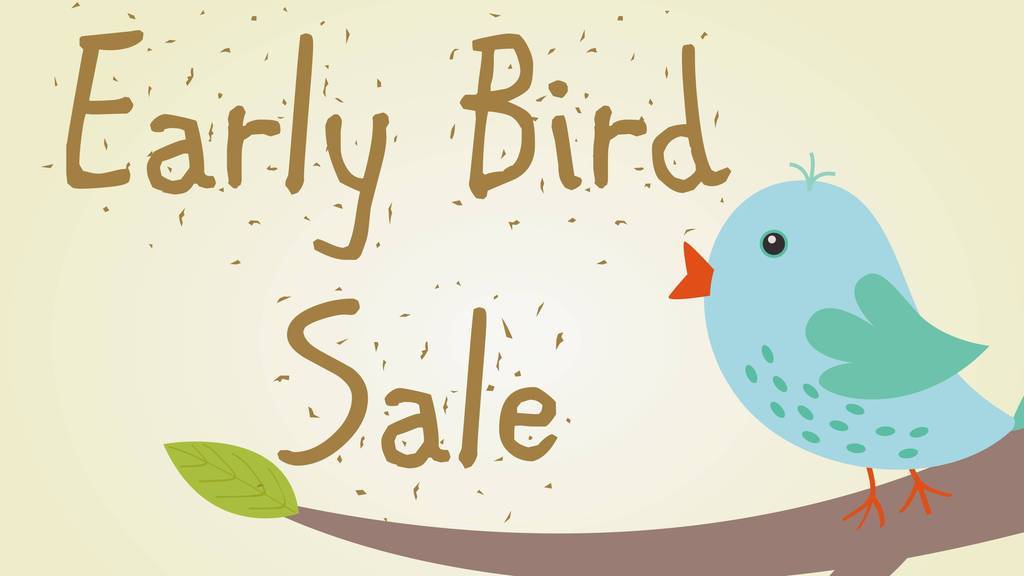 Early Bird 14 / 21 days - Save Up To 15%