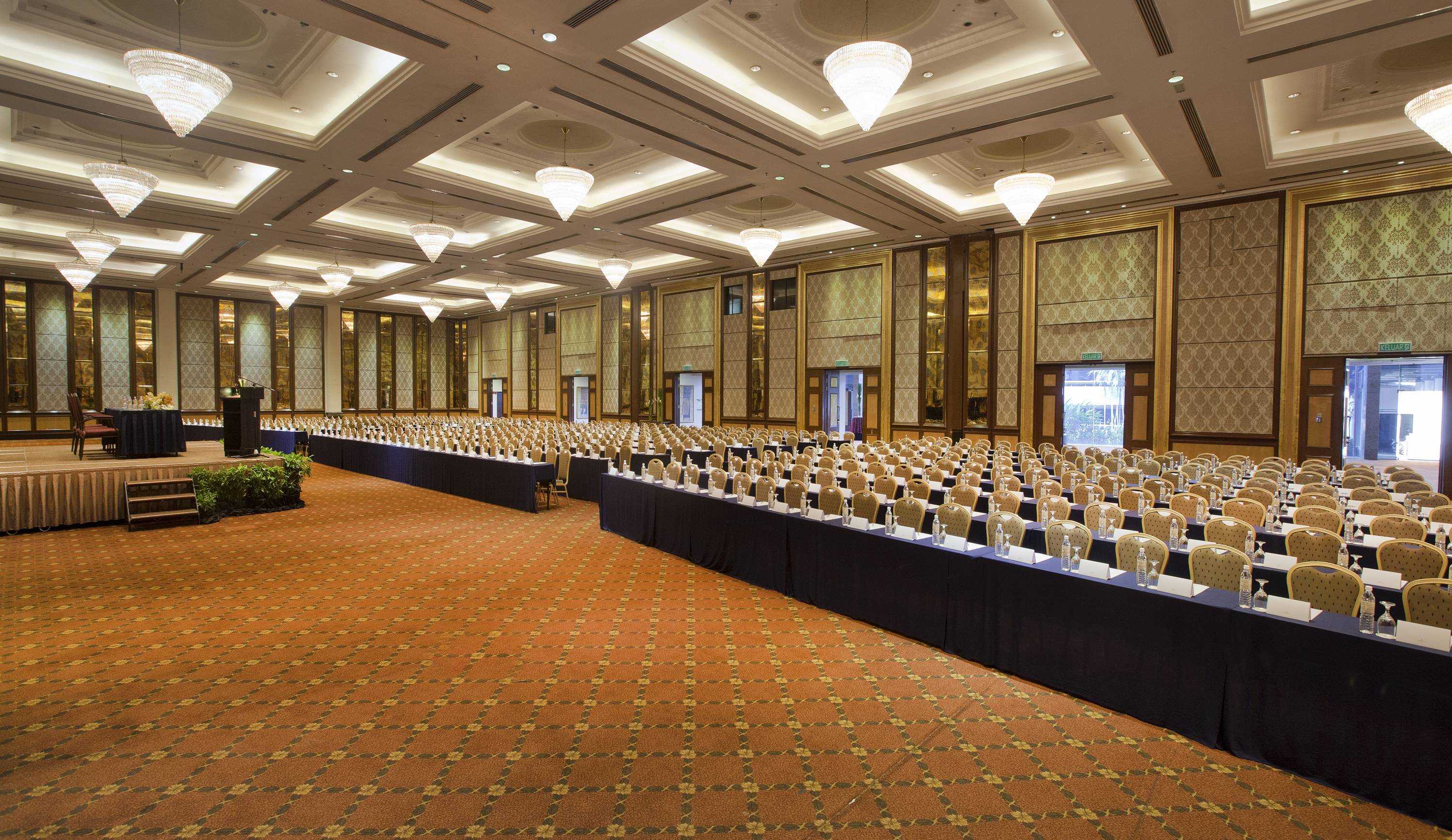 Extremely spacious grand ballroom that accommodate all your need