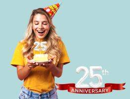Celebrate Your 25th Birthday With Us