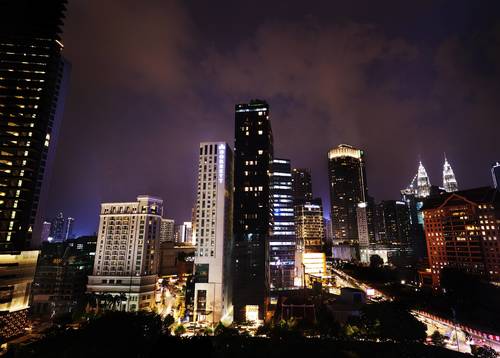 Hotel Facade's Night View @ Kuala Lumpur