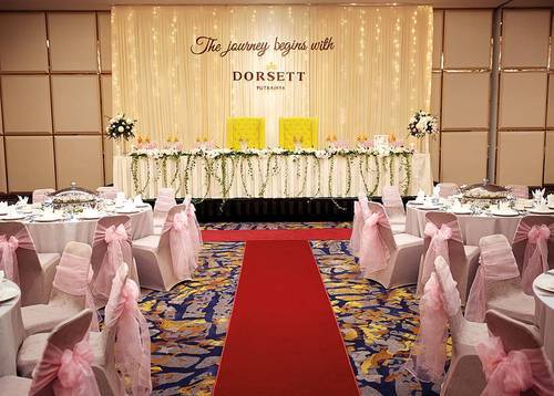 Inspired Wedding at Dorsett Putrajaya (Malay Wedding) A Malay wedding table set-up with a touch of class