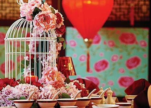 An inspired wedding table set-up for an elegant Chinese wedding
